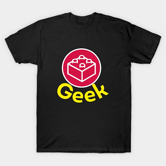 brick geek blocks T-Shirt by Tecnofa